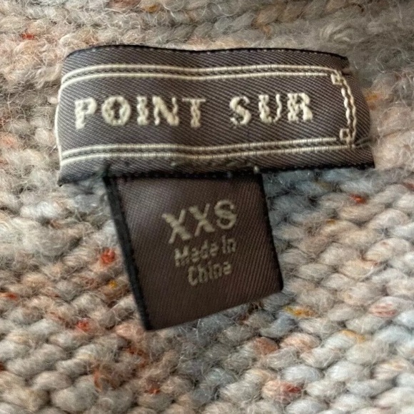Point Sur by J. Crew Size XXS Heather Sky Patch Pocket Oversize Cardigan - Picture 8 of 8